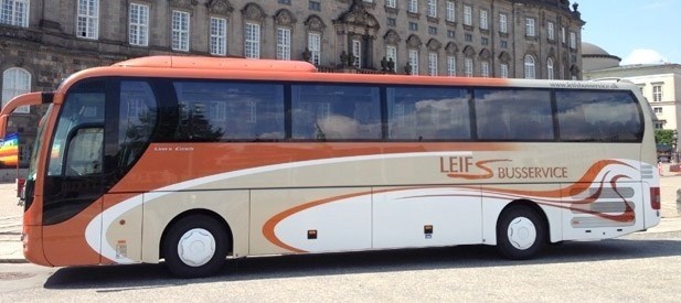 Bus fra Leif Busservice - Lej en af vores moderne busser og få en erfaren chauffør med 